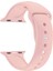 Apple Watch Seri 4 5 6 Için 44 mm Small Beden(S/m Size) Spor Silikon Kordon(54 Farklı Renk) Somon 1