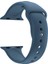 Apple Watch Seri 4 5 6 Için 44 mm Small Beden(S/m Size) Spor Silikon Kordon(54 Farklı Renk) Koyu Royal Mavi 1