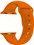 Apple Watch Seri 1 2 3 Için 38 mm Small Beden(S/m Size) Spor Silikon Kordon(54 Farklı Renk) Kiremit 1