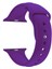Apple Watch Seri 1 2 3 Için 38 mm Small Beden(S/m Size) Spor Silikon Kordon(54 Farklı Renk) Mor 1