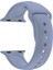 Apple Watch Seri 1 2 3 Için 38 mm Small Beden(S/m Size) Spor Silikon Kordon(54 Farklı Renk) Koyu Lavanta 1