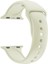 Apple Watch Seri 1 2 3 Için 38 mm Small Beden(S/m Size) Spor Silikon Kordon(54 Farklı Renk) Antika Beyaz 1