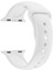 Apple Watch Seri 1 2 3 Için 38 mm Small Beden(S/m Size) Spor Silikon Kordon(54 Farklı Renk) Beyaz 1