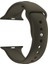 Apple Watch Seri 1 2 3 Için 38 mm Small Beden(S/m Size) Spor Silikon Kordon(54 Farklı Renk) Kahverengi 1