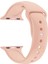 Apple Watch Seri 1 2 3 Için 38 mm Small Beden(S/m Size) Spor Silikon Kordon(54 Farklı Renk) Kum Rengi 1