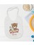 Kids Kişiye Özel Sevimli Ayı Tasarımlı Bebek Mama Önlüğü - Model 1 1