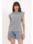 Kolsuz Basic Örme T-Shirt AD-Y38624WYZ 3