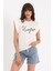 Nakışlı Kolsuz Basic Örme T-Shirt AD-Y38648WYZ 1