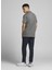Düz Gri Erkek Polo T-Shirt 12184709_JPRBLALOGO Sprıng Ss Polo 3