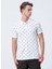 Lee Cooper Desenli Beyaz Erkek Polo T-Shirt 222 Lcm 242052 Bobby 3