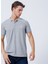 Pike Gri Melanj Erkek Polo T-Shirt 222 Lcm 242077 Bıg 1