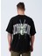 Oversize Siyah Erkek T-Shirt - 22022638_ONSGARTH Ovz Beetle Ss Tee 4