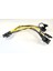 Pcı-E 8 Pin Erkek - Çift 8 Pin (6+2) Erkek Modüler Güç Kaynağı Kablosu Ekran Kartı Için 8pin Y 5