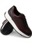 Deri Bordo Sneaker Erkek Ayakkabı 3