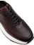 Deri Bordo Sneaker Erkek Ayakkabı 5