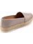 Açık Kum Deri Kadın Espadril K01582021803 4
