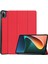 Xiaomi Pad 5 / Xiao Mi Pad 5 Pro Için Taşınabilir Pu Deri Tablet Kılıfı - Kırmızı (Yurt Dışından) 1