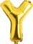 Y Harfi Gold Folyo Balon 40ınc 100CM Harf Balon 1