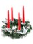 Noel Çelenk Mumluklar 12 Inç Noel Advent Takvim Advent Çelenk Yüzük Mum Stand (Gümüş) (Yurt Dışından) 2