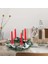 Noel Çelenk Mumluklar 12 Inç Noel Advent Takvim Advent Çelenk Yüzük Mum Stand (Gümüş) (Yurt Dışından) 3