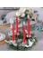 Noel Çelenk Mumluklar 12 Inç Noel Advent Takvim Advent Çelenk Yüzük Mum Stand (Gümüş) (Yurt Dışından) 4