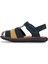 Şb 22479-287 Orto Pedik Erkek Çocuk Sandalet Terlik Lacivert - Sarı 5