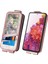 Galaxy S20 Fe 5g / S20 Lite 4g Için Fermuarlı Cüzdan Tasarımlı Pu + Tpu Telefon Kılıfı - Pembe (Yurt Dışından) 2