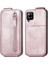 Galaxy A42 5g Için Fermuarlı Cüzdan Tasarımlı Pu + Tpu Telefon Kılıfı - Pembe (Yurt Dışından) 1