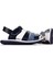 Şb 22479-287 Orto Pedik Erkek Çocuk Sandalet Terlik Lacivert - Beyaz 1