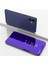 iPhone 12 / 12 Pro 6.1 İnch İçin Aynalı Deri Telefon Kılıfı - Koyu Mor (Yurt Dışından) 3