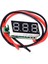 Dijital Mini Voltmetre Dc 4V-30V 0.28" 2 Kablolu Kırmızı 2