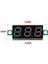 Dijital Mini Voltmetre Dc 4V-30V 0.28" 2 Kablolu Kırmızı 4