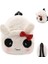 (Panda Beyaz Yay) Beyaz Panda Sevimli Çocuk Peluş Sırt Çantası 1