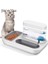 Benepaw Yavru Kedi Kase Gıda Su 2 In1 Ayrılabilir Anti Dökülme Kaynaklar Baz Küçük Köpek Besleyici Yavru Su Yerçekimi Dağıtıcı 1.5l | Kedi Besleme ve sulama Malzemeleri 2