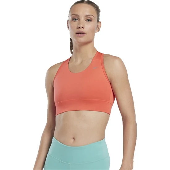 Reebok Bra Essentials High Kadın Turuncu Sporcu Sütyeni HK4775