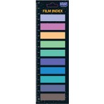 Kraf Yapışkanlı Index Film 200 Parça Karışık Renk 13x44 mm Dikdörtgen Kapaklı Düzenleme Seti