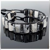 Seven Art Jewelry Doğal Taş Bileklik / Rutil Kuvars Bileklik / Silindir Bileklik / Erkek Bileklik / Kadın Bileklik