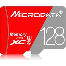 Microdata Mikrodata 128GB CLASS10 Kırmızı ve Gri Tf (Mikro Sd) Hafıza Kartı (Yurt Dışından)