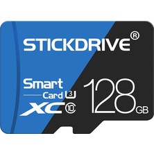 Stickdrive 128GB Yüksek Hızlı U3 Mavi ve Siyah Tf (Mikro Sd) Hafıza Kartı (Yurt Dışından)