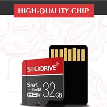 Stickdrive 32GB U1 Beyaz Hat Kırmızı ve Siyah Tf (Mikro Sd) Hafıza Kartı (Yurt Dışından)