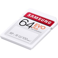 Samsung Evo Plus U1 C10 Yüksek Hızlı Sd Hafıza Kartı, Kapasite: 64GB (Yurt Dışından)