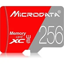 Microdata Mikrodata 256 GB SINIF10 Kırmızı ve Gri Tf (Mikro Sd) Hafıza Kartı (Yurt Dışından)