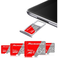 Microdata Mikrodata 256 GB SINIF10 Kırmızı ve Gri Tf (Mikro Sd) Hafıza Kartı (Yurt Dışından)