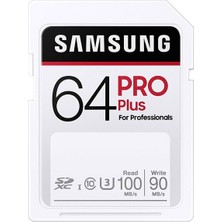 Samsung Pro Artı U3 C10 4K Yüksek Hızlı Sd Hafıza Kartı, Kapasite: 64GB (Yurt Dışından)