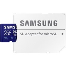 Samsung Orijinal Samsung Pro Plus Mikro Sd Hafıza Kartı (2021), Kapasite: 256GB (Mavi) (Yurt Dışından)