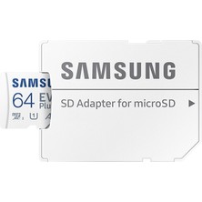 Samsung Orijinal Samsung Evo Plus Micro Sd Hafıza Kartı (2021), Kapasite: 64GB (Beyaz Mavi) (Yurt Dışından)