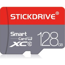 Stickdrive 128GB U3 Kırmızı ve Gri Tf (Mikro Sd) Hafıza Kartı (Yurt Dışından)