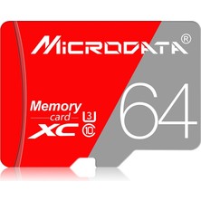 Microdata 64GB CLASS10 Kırmızı ve Gri Tf (Mikro Sd) Hafıza Kartı (Yurt Dışından)
