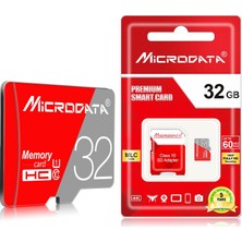 Microdata 32GB CLASS10 Kırmızı ve Gri Tf (Mikro Sd) Hafıza Kartı (Yurt Dışından)