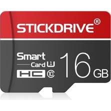 Stickdrive 16GB U1 Beyaz Hat Kırmızı ve Siyah Tf (Mikro Sd) Hafıza Kartı (Yurt Dışından)